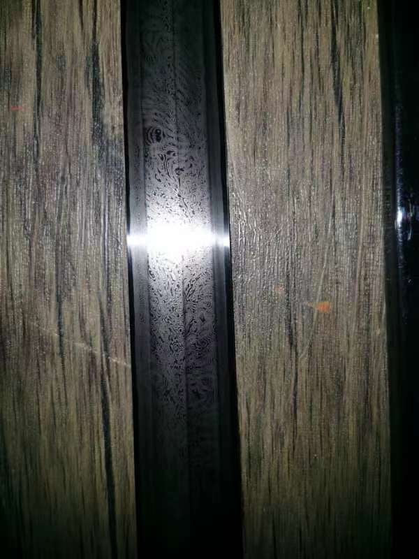 Jian - Han Dynasty Style - Functional Damascus - Phoenix Feather Pattern 2