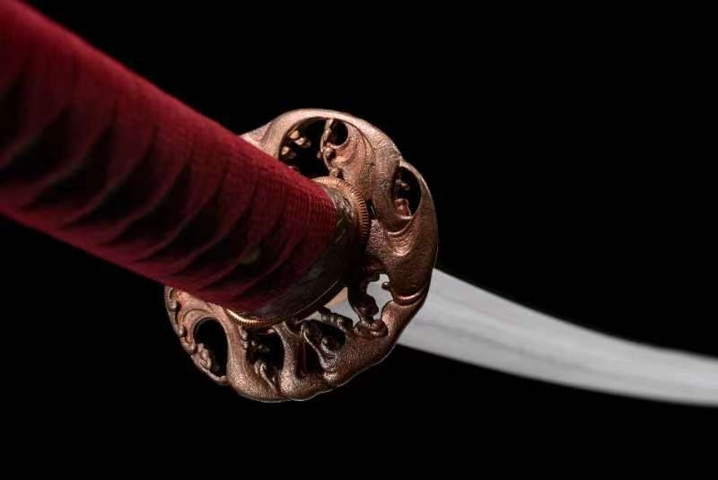Katana - Scarlet Tide - W2 Cable Steel, Choji Hamon, 27.5" nagasa