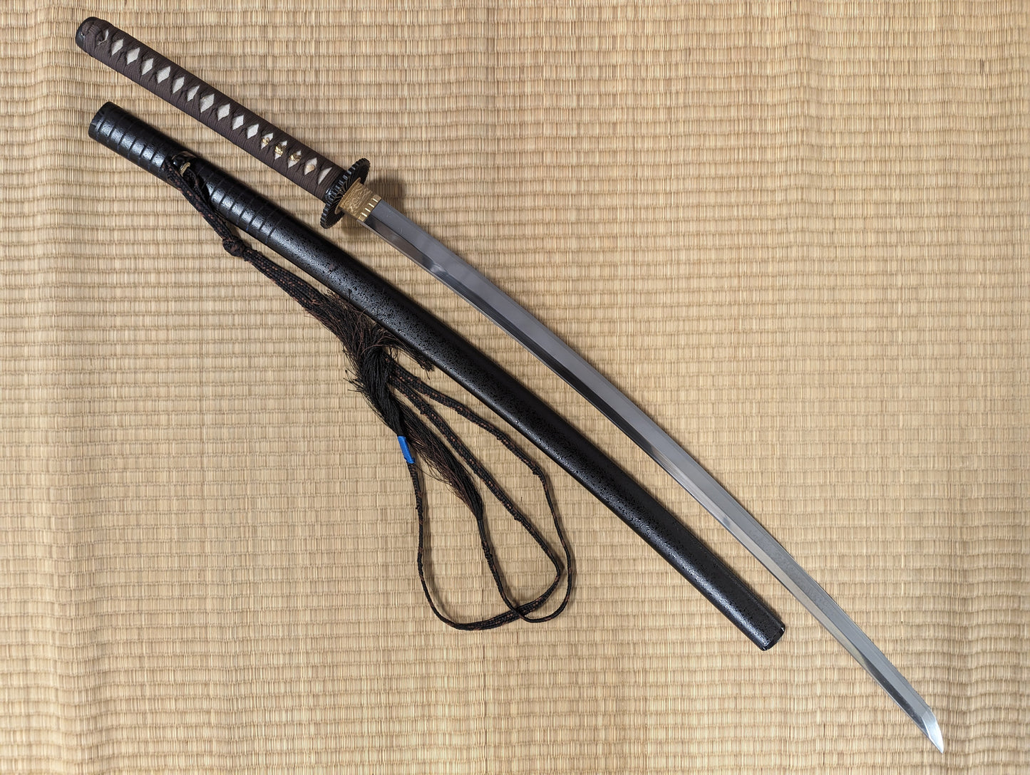 Katana - Black Zombie Killer - Practical 51crv4 German Spring Steel