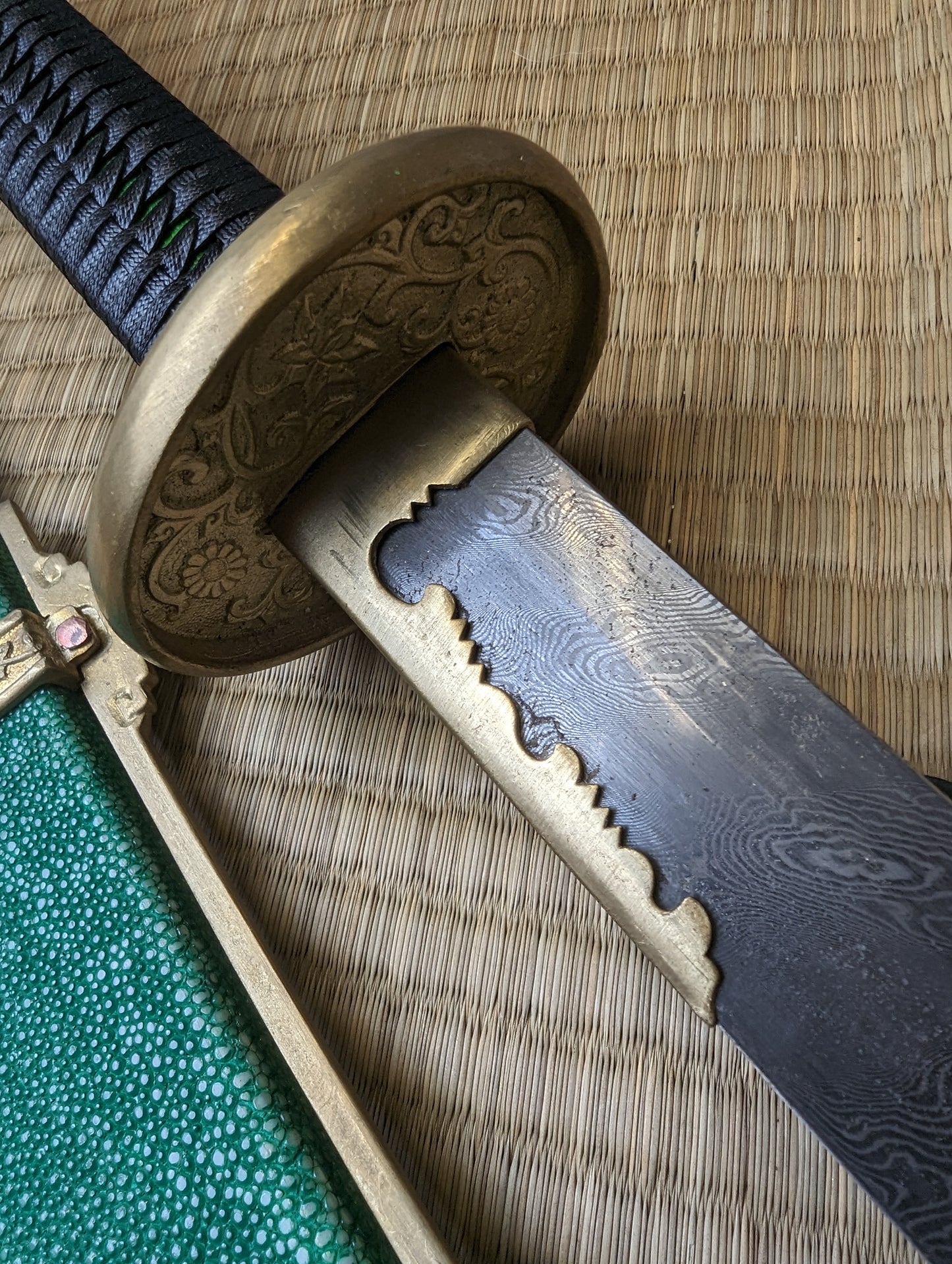 Ming Dao - Jade Chrysanthemum - Rotary Functional Damascus