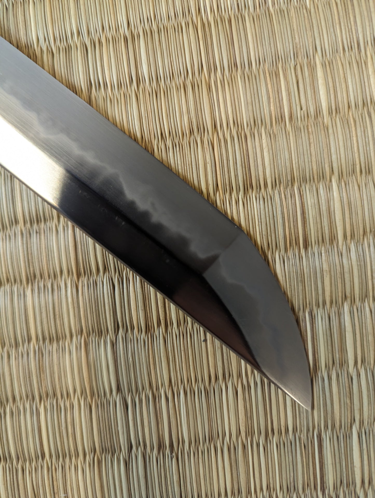 Katana with kogatana & kogai - Gold Dragonfly - sx105v choji hamon