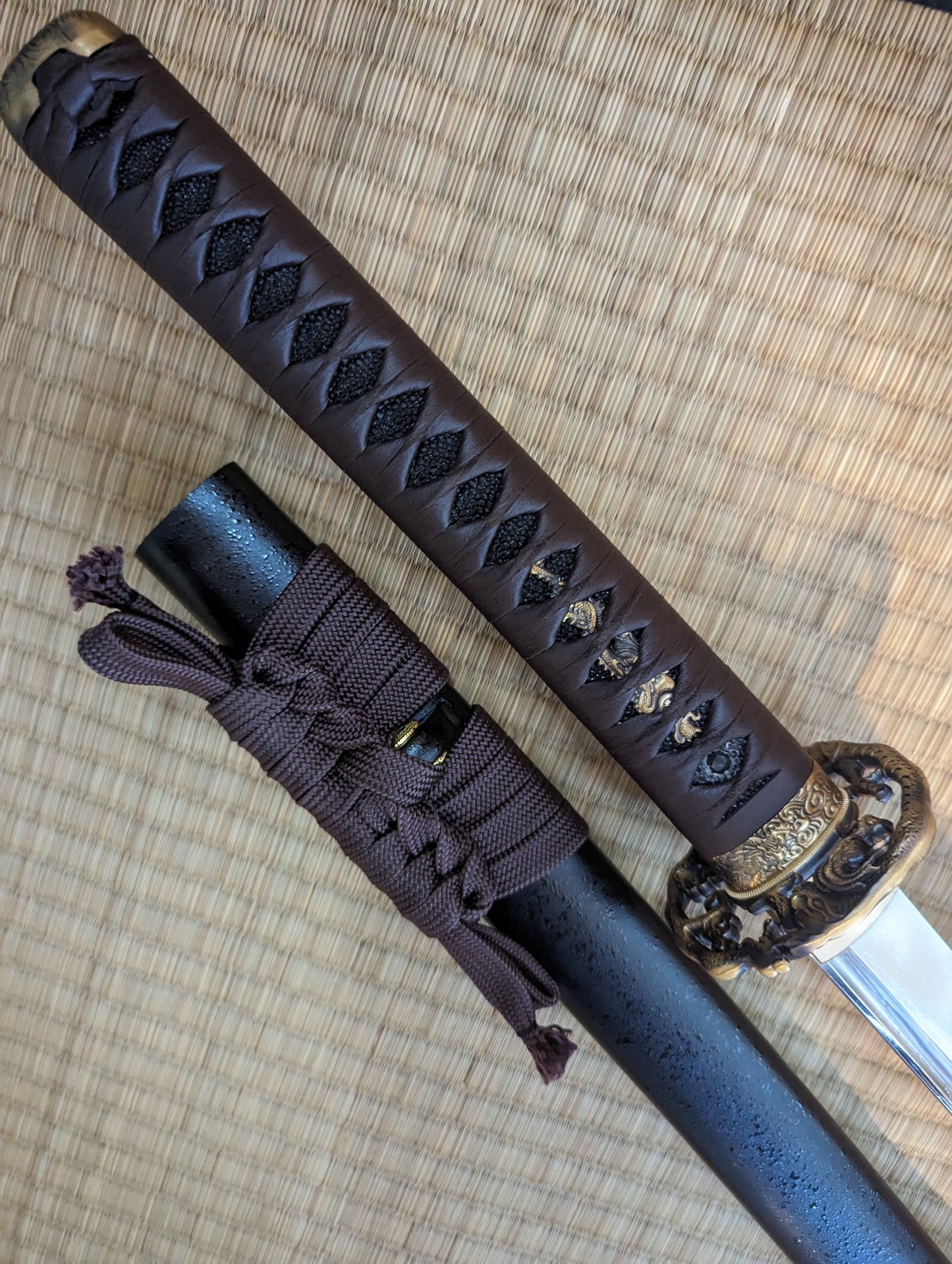 Katana - Earth Dragon -Practical 51crv4 German Spring Steel