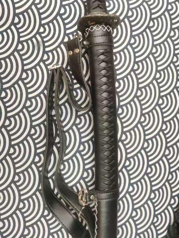 Katana - Black Zombie Killer - Practical 51crv4 German Spring Steel