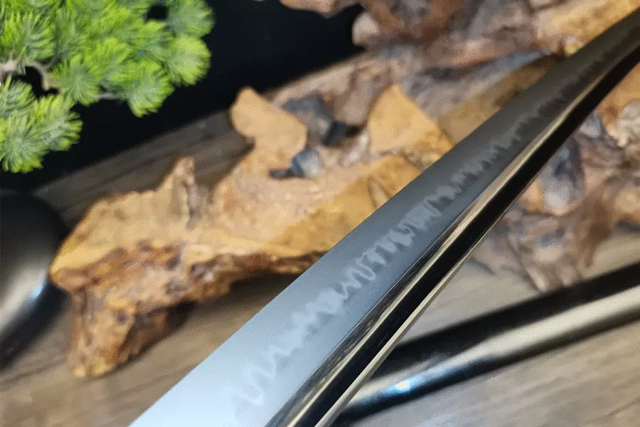 Katana - Cherry Blossom - 1095 Cro-Van Choji Hamon