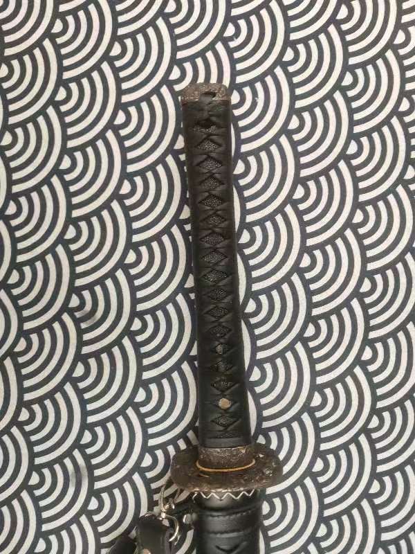 Katana - Black Zombie Killer - Practical 51crv4 German Spring Steel