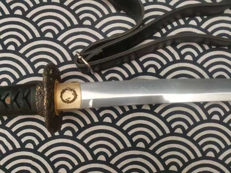 Katana - Black Zombie Killer - Practical 51crv4 German Spring Steel