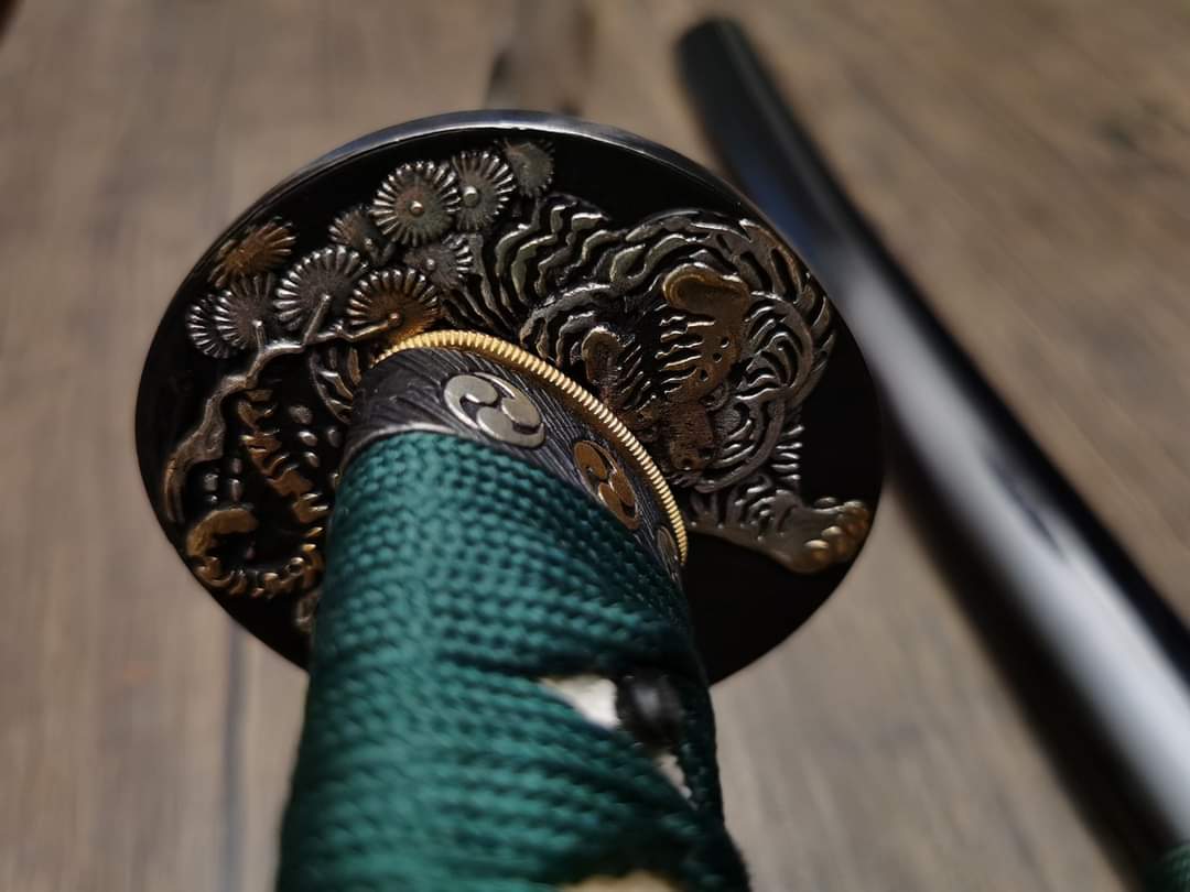 Daishou - Jade Tiger - sx105v Japanese Tool Steel - choji and midare hamon