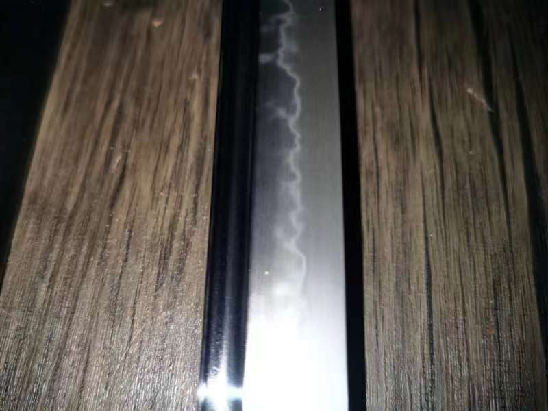 BLEMISHED Handachi - Black Sakura- 32" nagasa, sx105v Choji Hamon