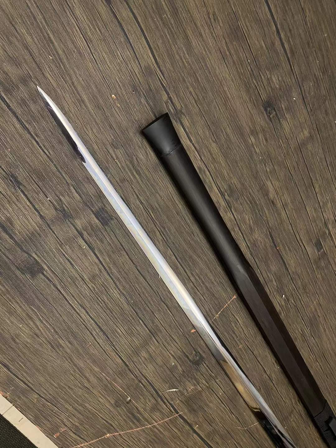 Jian - Two Handed Han Dynasty Style - s5, 4-sided blade