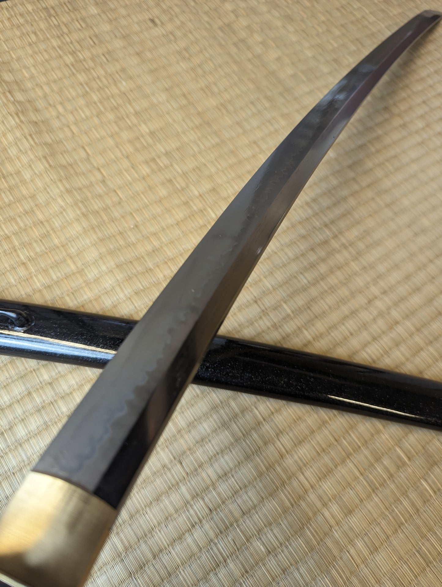 PRE-ORDER Katana with kogatana & kogai - Iron Bamboo - sx105v choji hamon